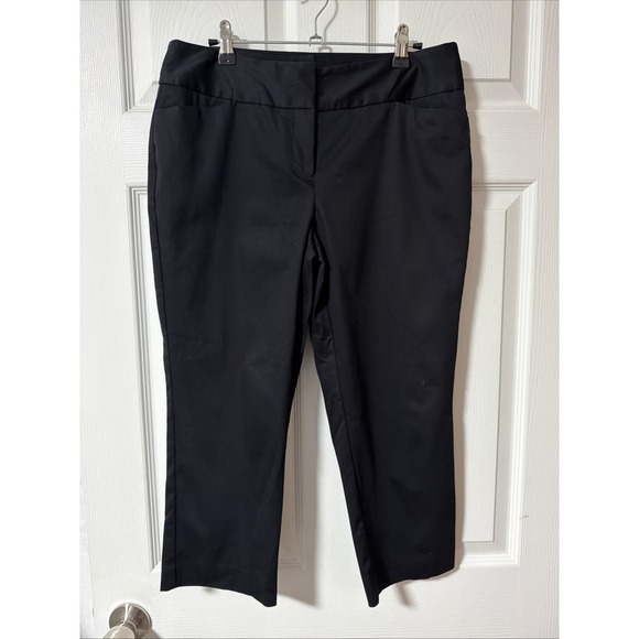 Worthington Pants - Worthington Y2K Vintage Capri Dress Pants Black Corpcore Office Size 6